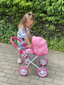 Wózek dla lalek Dori Prestige Pink Milly Mally