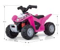 Pojazd na akumulator Quad HONDA ATV Pink Milly Mally