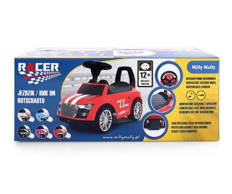 Pojazd Racer White Milly Mally Pojazd Racer White Milly Mally
