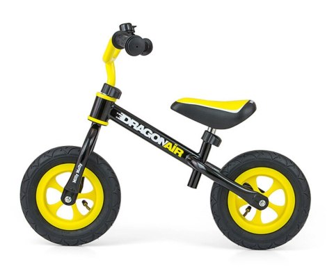 Rowerek Biegowy Dragon Air Black Milly Mally Rowerek Biegowy Dragon Air Black Milly Mally