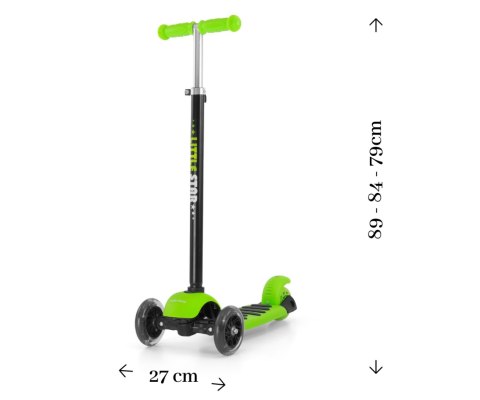 Scooter Little Star Green Milly Mally Scooter Little Star Green Milly Mally
