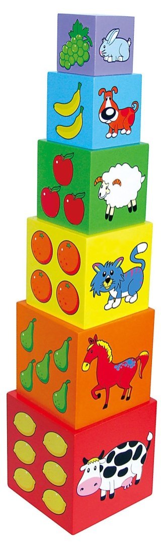 Viga Viga 59461 Piramidka edukacyjna - jedno w drugie Viga Viga 59461 Piramidka edukacyjna - jedno w drugie