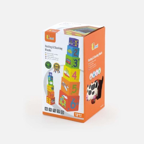 Viga Viga 59461 Piramidka edukacyjna - jedno w drugie Viga Viga 59461 Piramidka edukacyjna - jedno w drugie