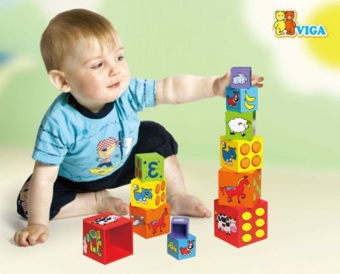 Viga Viga 59461 Piramidka edukacyjna - jedno w drugie Viga Viga 59461 Piramidka edukacyjna - jedno w drugie