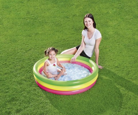 Bestway BESTWAY 51104 BASEN DMUCHANY TRZY KOLORY MEDIUM 102cm x 25cm