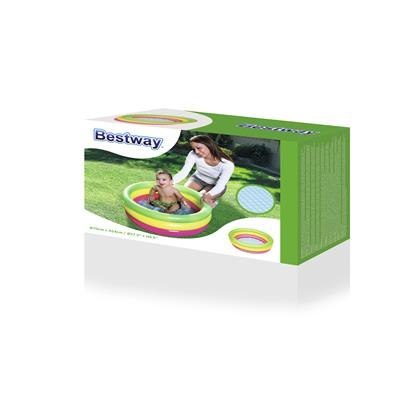 Bestway BESTWAY 51128 MINI BASENIK TRZY KOLORY 70cm x 24cm