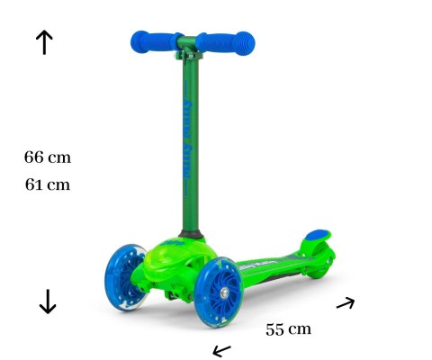 Scooter Zapp Green Milly Mally Scooter Zapp Green Milly Mally