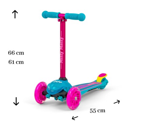 Scooter Zapp Pink Milly Mally Scooter Zapp Pink Milly Mally