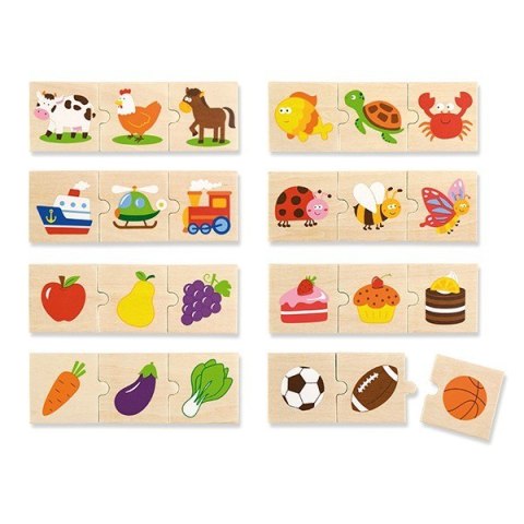 Viga Viga 51608 Zestaw puzzli logicznych 24 elementy Viga Viga 51608 Zestaw puzzli logicznych 24 elementy