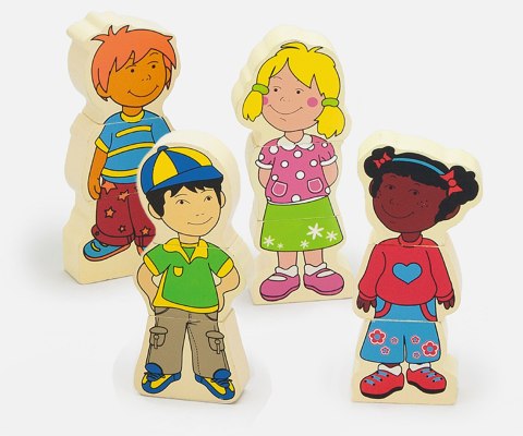 Viga Viga 59699 Figurki magnetyczne - dzieci Viga Viga 59699 Figurki magnetyczne - dzieci
