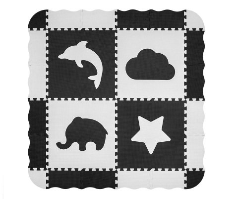Mata piankowa puzzle Jolly 2x2 - Grey Milly Mally Mata piankowa puzzle Jolly 2x2 - Grey Milly Mally