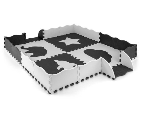 Mata piankowa puzzle Jolly 2x2 - Grey Milly Mally Mata piankowa puzzle Jolly 2x2 - Grey Milly Mally