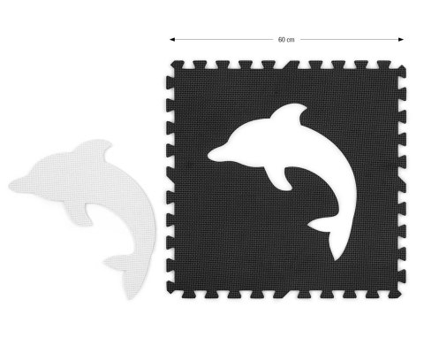 Mata piankowa puzzle Jolly 2x2 - Grey Milly Mally Mata piankowa puzzle Jolly 2x2 - Grey Milly Mally