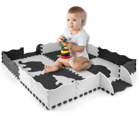 Mata piankowa puzzle Jolly 2x2 - Grey Milly Mally Mata piankowa puzzle Jolly 2x2 - Grey Milly Mally