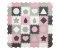 Mata piankowa puzzle Jolly 4x4 Shapes - Pink Grey Milly Mally