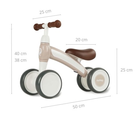 Pojazd Cutey Retro Beige Qplay Pojazd Cutey Retro Beige Qplay