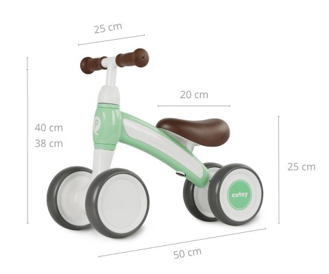 Pojazd Cutey Retro Green Qplay Pojazd Cutey Retro Green Qplay