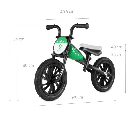 Rowerek Biegowy Feduro Green Qplay Rowerek Biegowy Feduro Green Qplay