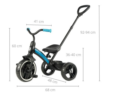 Rowerek Trójkołowy Elite Plus New Blue Qplay Rowerek Trójkołowy Elite Plus New Blue Qplay