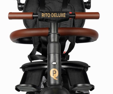 Rowerek Trójkołowy Rito Deluxe Rubber Black Qplay Rowerek Trójkołowy Rito Deluxe Rubber Black Qplay