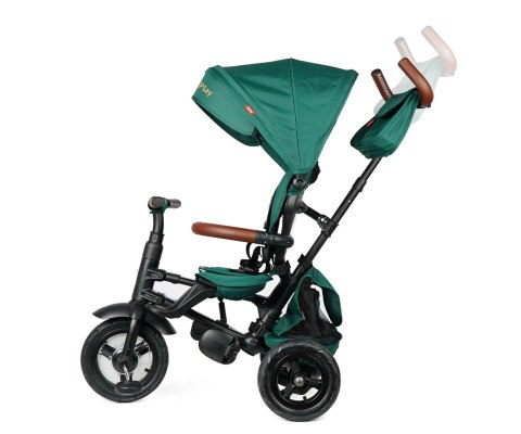 Rowerek Trójkołowy Rito Deluxe Rubber Green Qplay Rowerek Trójkołowy Rito Deluxe Rubber Green Qplay