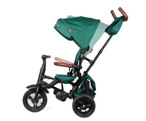 Rowerek Trójkołowy Rito Deluxe Rubber Green Qplay Rowerek Trójkołowy Rito Deluxe Rubber Green Qplay
