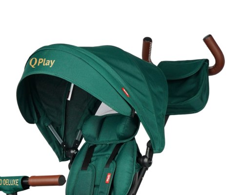Rowerek Trójkołowy Rito Deluxe Rubber Green Qplay Rowerek Trójkołowy Rito Deluxe Rubber Green Qplay