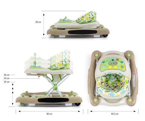 Chodzik dla Dziecka Patrol Plus Dino Milly Mally
