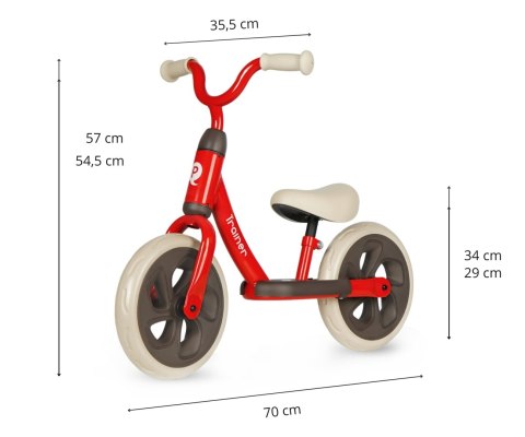 Qplay Rowerek Biegowy Trainer Red Qplay Qplay Rowerek Biegowy Trainer Red Qplay