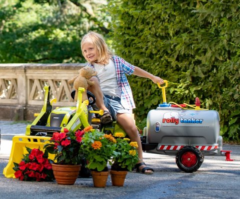 Rolly Toys 122776 Cysterna Rolly Tanker z pompą i sikawką Szara 1-oś Rolly Toys