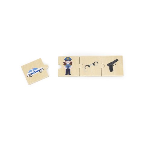 Viga 44749 Zestaw puzzli - dopasuj zawody z narzędziami Viga Viga 44749 Zestaw puzzli - dopasuj zawody z narzędziami Viga