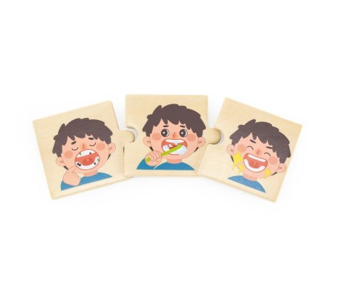 Viga 44750 Zestaw puzzli z sekwencjami logicznymi - czynności Viga Viga 44750 Zestaw puzzli z sekwencjami logicznymi - czynności Viga
