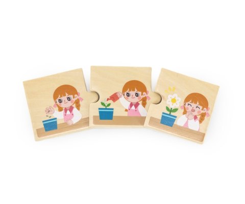 Viga 44750 Zestaw puzzli z sekwencjami logicznymi - czynności Viga Viga 44750 Zestaw puzzli z sekwencjami logicznymi - czynności Viga