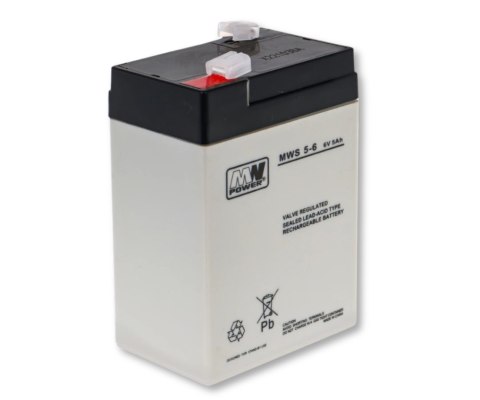 Akumulator AGM 6 V 5 Ah 3-5 lat 70 × 47 × 107 mm 0,80 kg Faston 187 MWS 5-6 Akumulator AGM 6 V 5 Ah 3-5 lat 70 × 47 × 107 mm 0,80 kg Faston 187 MWS 5-6