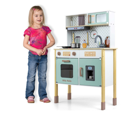 Drewniana kuchnia Bjorn - Mint Milly Mally Drewniana kuchnia Bjorn - Mint Milly Mally