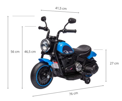 Milly Mally Jeździk na akumulator Motocykl Eagle Blue Milly Mally Jeździk na akumulator Motocykl Eagle Blue