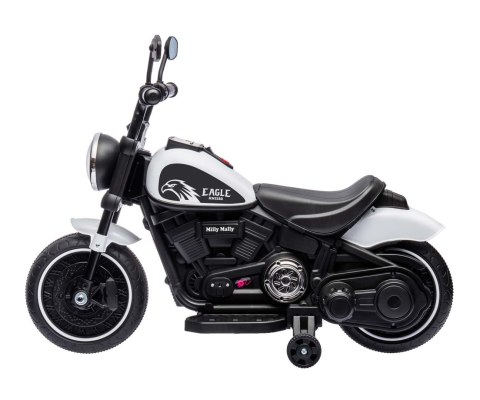 Milly Mally Jeździk na akumulator Motocykl Eagle White Milly Mally Jeździk na akumulator Motocykl Eagle White
