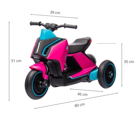 Milly Mally Jeździk na akumulator Skuter City Pink Milly Mally Jeździk na akumulator Skuter City Pink