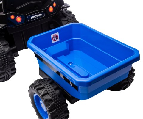 Milly Mally Jeździk na akumulator Traktor z przyczepą Farmer Blue Milly Mally Jeździk na akumulator Traktor z przyczepą Farmer Blue