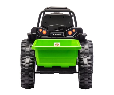 Milly Mally Jeździk na akumulator Traktor z przyczepą Farmer Green Milly Mally Jeździk na akumulator Traktor z przyczepą Farmer Green