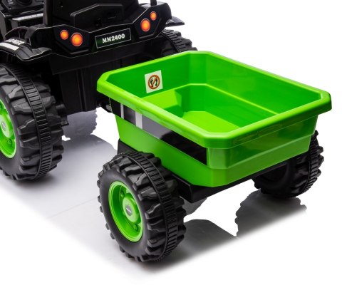 Milly Mally Jeździk na akumulator Traktor z przyczepą Farmer Green Milly Mally Jeździk na akumulator Traktor z przyczepą Farmer Green
