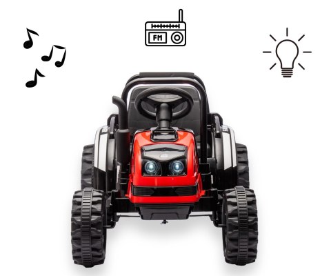 Milly Mally Jeździk na akumulator Traktor z przyczepą Farmer Red Milly Mally Jeździk na akumulator Traktor z przyczepą Farmer Red