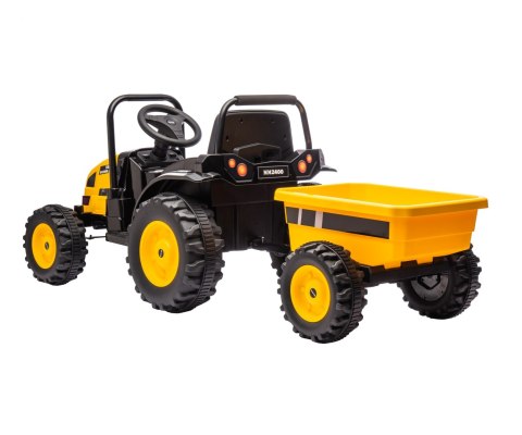 Milly Mally Jeździk na akumulator Traktor z przyczepą Farmer Yellow Milly Mally Jeździk na akumulator Traktor z przyczepą Farmer Yellow