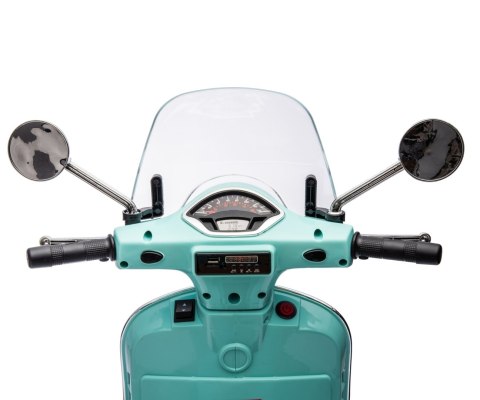 Milly Mally Jeździk na akumulator Vespa GTS Super Mint Milly Mally Jeździk na akumulator Vespa GTS Super Mint