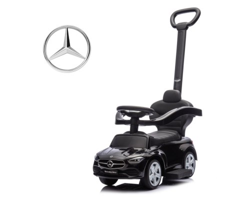 Jeździk z rączką MERCEDES C-Class Black Milly Mally Jeździk z rączką MERCEDES C-Class Black Milly Mally