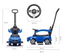 Jeździk z rączką MERCEDES C-Class Blue Milly Mally