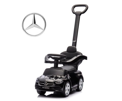 Jeździk z rączką MERCEDES C-Class Deluxe Black Milly Mally Jeździk z rączką MERCEDES C-Class Deluxe Black Milly Mally