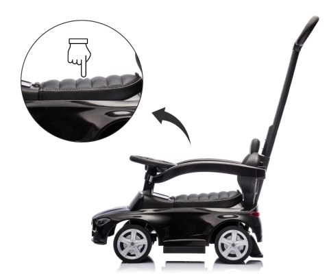 Jeździk z rączką MERCEDES C-Class Deluxe Black Milly Mally Jeździk z rączką MERCEDES C-Class Deluxe Black Milly Mally