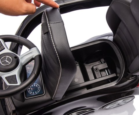 Jeździk z rączką MERCEDES C-Class Deluxe Black Milly Mally Jeździk z rączką MERCEDES C-Class Deluxe Black Milly Mally