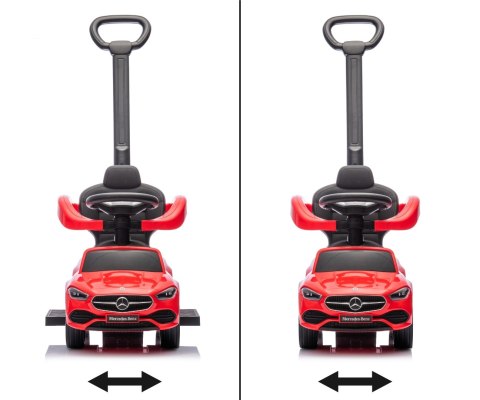 Jeździk z rączką MERCEDES C-Class Deluxe Red Milly Mally Jeździk z rączką MERCEDES C-Class Deluxe Red Milly Mally